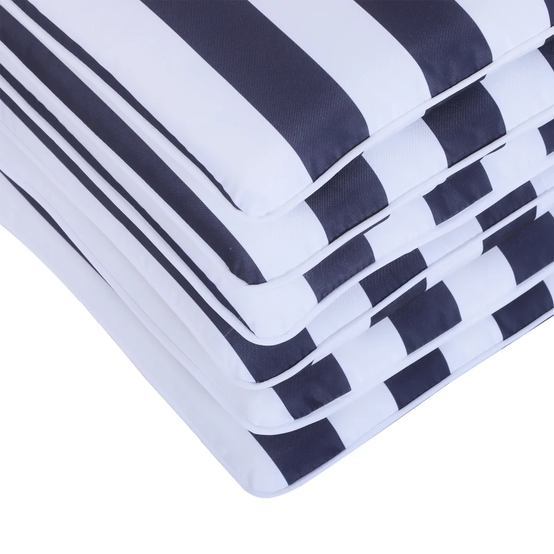 Outsunny Dining Chair Cushion Kitchen Seat Pad Set of 6