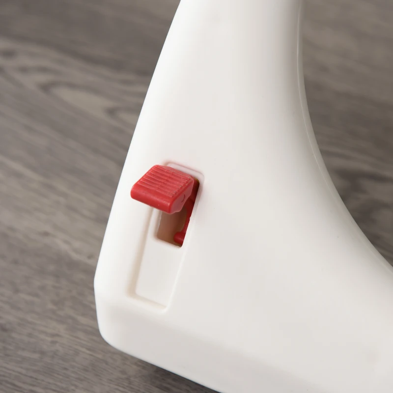 HOMCOM Foldable Baby High Chair Convertible Feeding Chair Height Adjustable with Adjustable Backrest Footrest and Removable Tray 5 Point Safety Harness for Kids 6 - 36 Months Pink