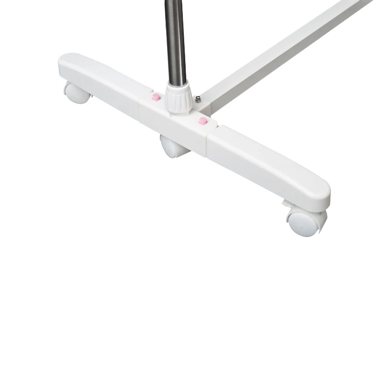 HOMCOM Folding Cloth Rail Adjustable Garment Rack With Wheels (4 Layer)