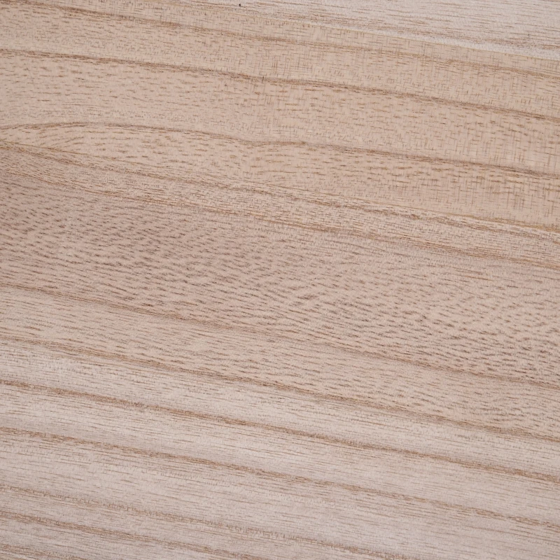 HOMCOM Wood Metal Coffee Round Table W/ Storage Sofa End Side Coffee Table Bedroom Living Room Furniture- Natural Wood Color