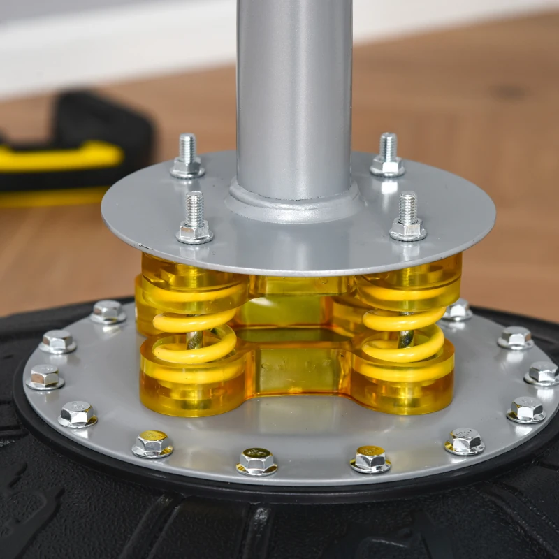 HOMCOM Punching Bag with Stand Heavy Boxing Set w/ Suction Cup Base for Adult Youth, Home Office Gym