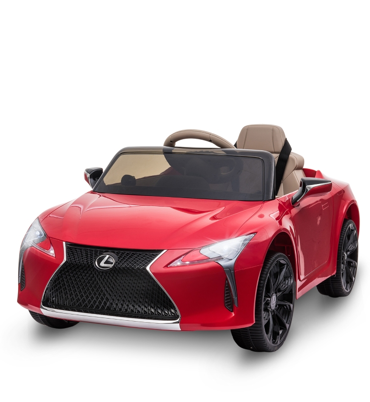 Voiture électrique enfants 12 V - V. max. 3 Km/h effets sonores + lumineux télécommande Lexus LC500