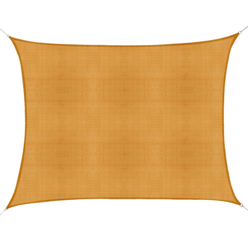Voile d'ombrage rectangulaire 6L x 4l m HDPE
