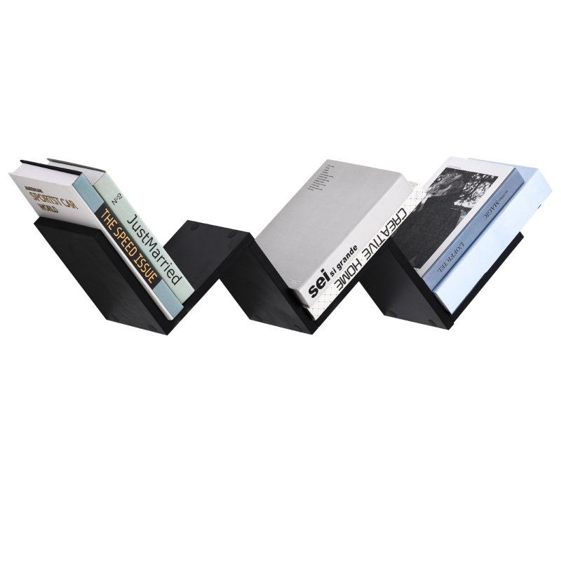 Etagères murale flottante - design contemporain en V - kit fixation inclus