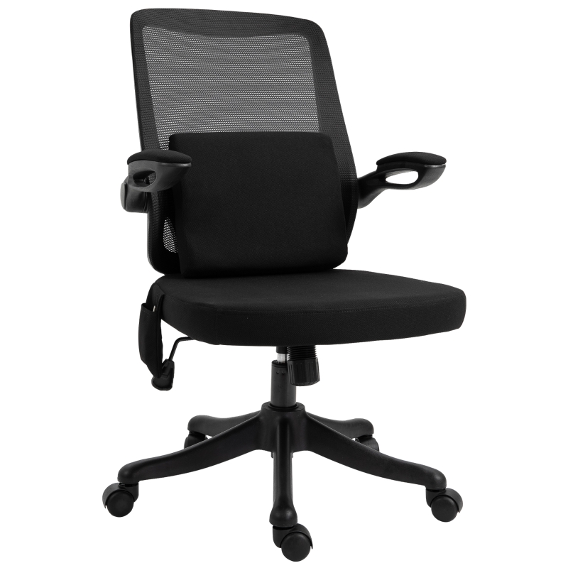 Fauteuil de bureau manager grand confort dossier ergonomique à bascule têtière hauteur assise réglable nylon revêtement synthétique noir