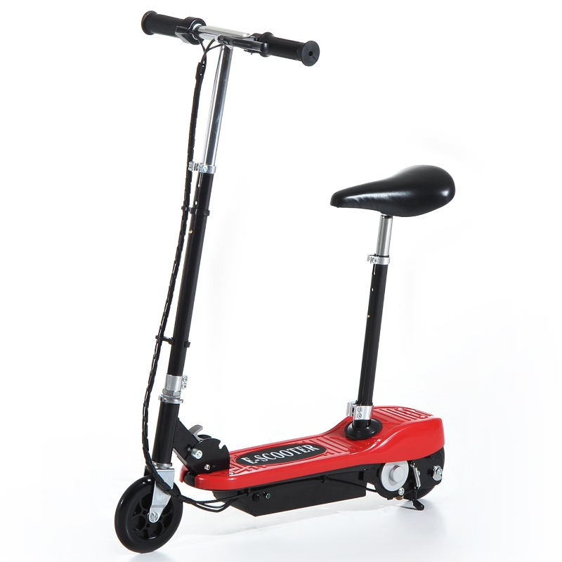 Homcom Trottinette Electrique Enfant Rouge 76L x 38l x 96H cm