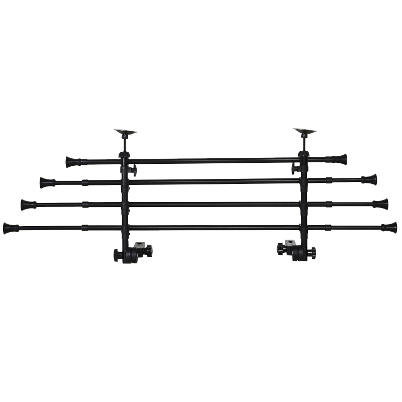Barrière grille de séparation universelle voiture pour animaux métal ABS noir