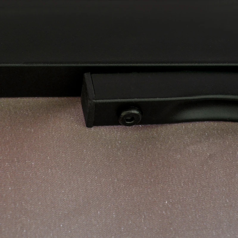 Outsunny 3m x 3m Outdoor Retractable Canopy Pergola Steel Frame Patio Pergola Shelter Sun Shade, Brown