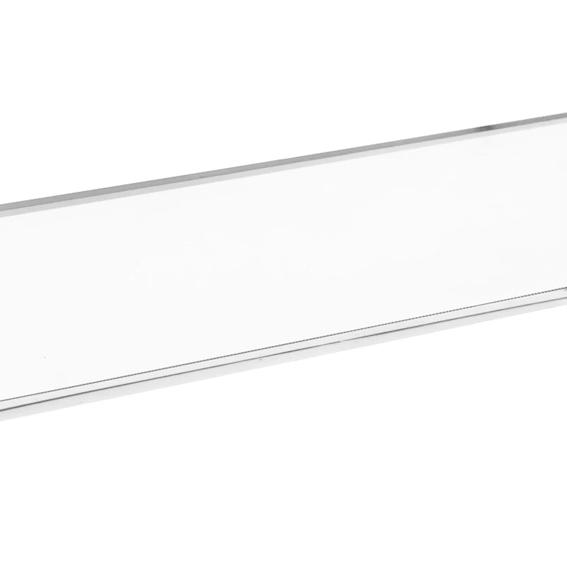 HOMCOM Large Clear Acrylic Perspex Monitor Computer TV Stand Riser Shelf Plinth Display Stand 12mm Thick