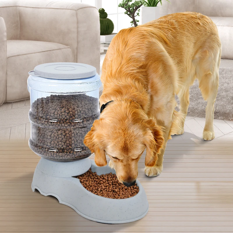 PawHut Automatic Pet Food Feeder Dispenser Dogs Cats  3.8L