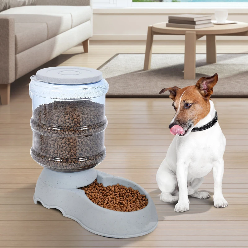 PawHut Automatic Pet Food Feeder Dispenser Dogs Cats  3.8L