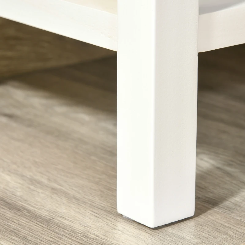 HOMCOM Console Table w/ Drawers and Shelf Sofa Table for Hallway Living Room Bedroom