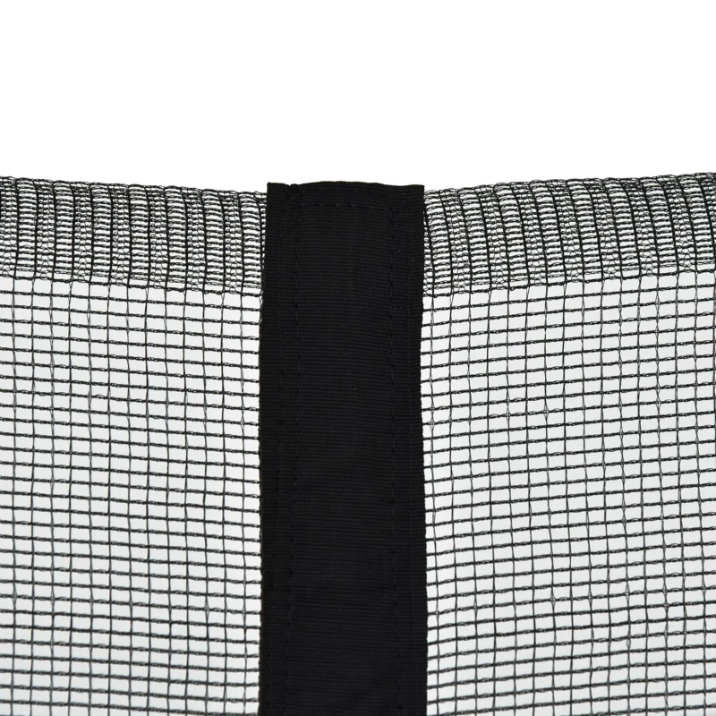 HOMCOM Cama Elástica Ø244cm com Rede de Segurança Conjunto de trampolim para Jardim Carga máx. 100kg Azul e Preto