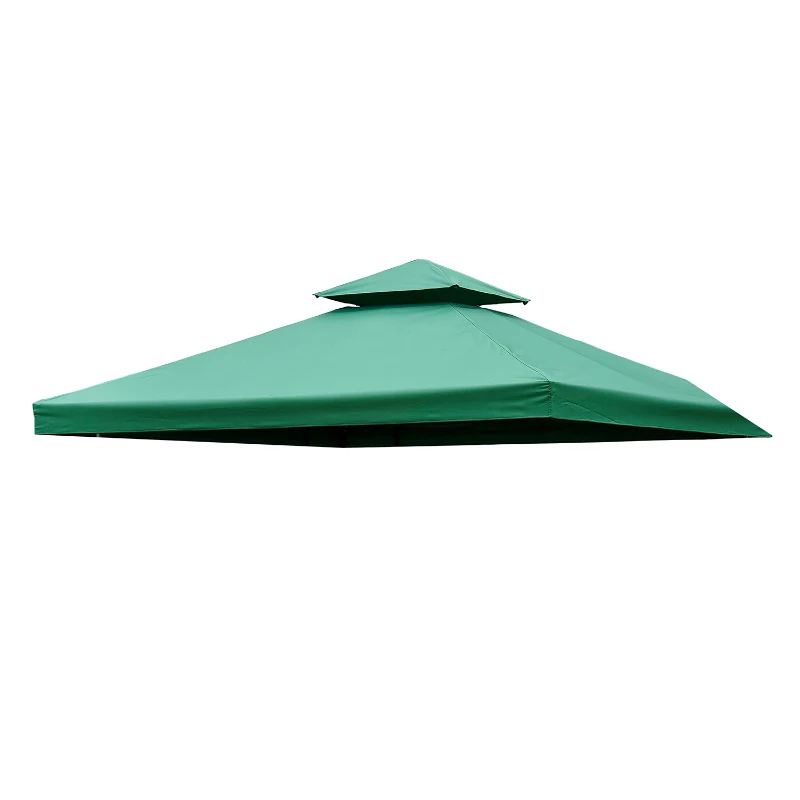 Outsunny Toldo de Substituição 3x3m para Pérgolas Toldo de Substituição de Pérgolas de Jardim Verde