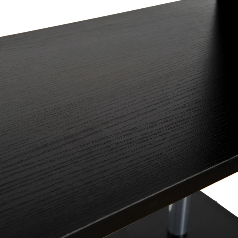 HOMCOM Estante Moderno de amplo espaço de armazenamento para Escritório 80x30x145 cm preto