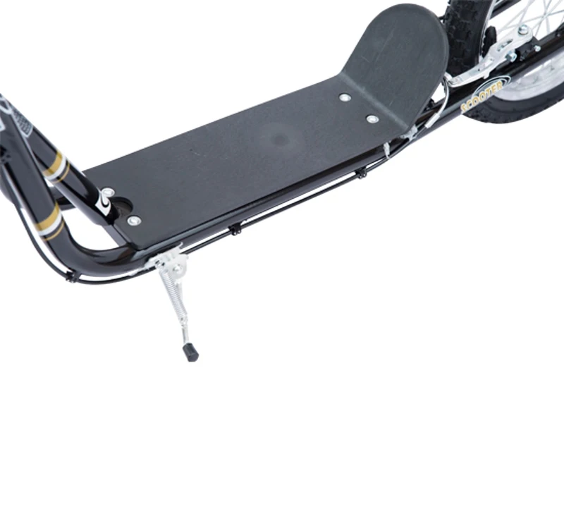 HOMCOM Trotinete com 2 Rodas de 16 Polegadas Trotinete para Crianças com Altura Ajustável e Freio 143x58x92-100 cm Preto