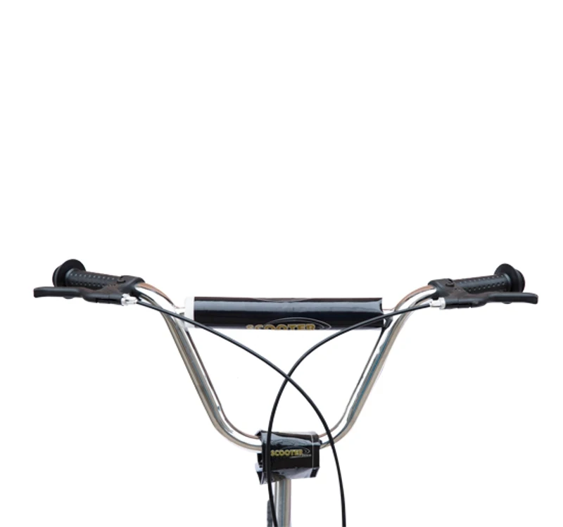 HOMCOM Trotinete com 2 Rodas de 16 Polegadas Trotinete para Crianças com Altura Ajustável e Freio 143x58x92-100 cm Preto