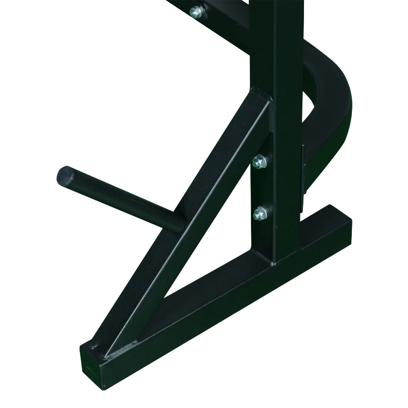 HOMCOM Banco de Musculação Multifuncional com Altura Ajustável de 3 Níveis para Treino de Corpo Inteiro 175x98x130 cm Preto