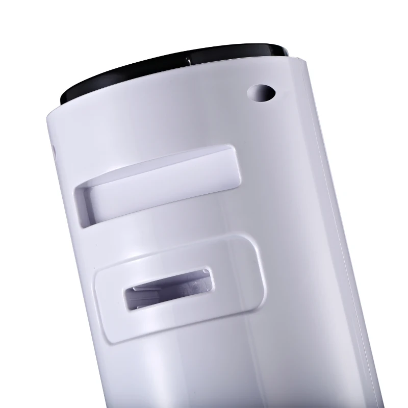 HOMCOM Ventoinha de Coluna com Controlo Remoto Oscilação de 70° 3 Modos 3 Velocidades e Temporizador Ø32x96 cm Branco e Preto