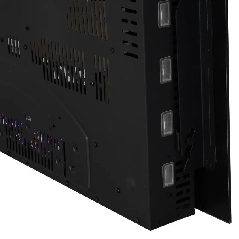 HOMCOM Lareira Eléctrica de Parede 1000/2000W Comando a Distância 90x9.5x56cm
