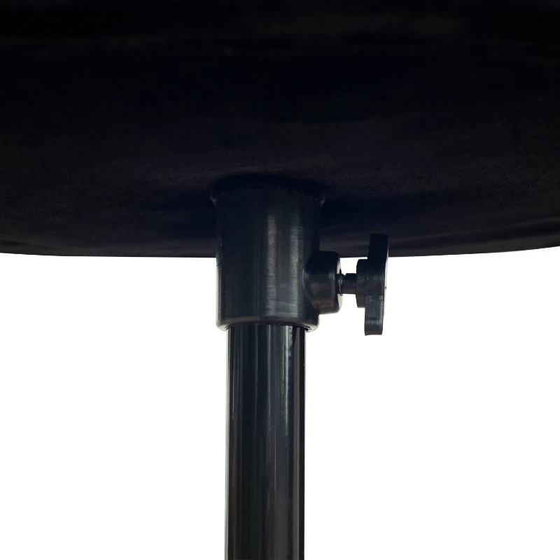HOMCOM Manequim Feminino de Costura Busto de Senhora para Modistas Exibição Negro Altura Ajustável a 130-168cm
