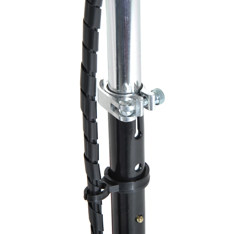 HomCom Trotinete Elétrica Dobrável E-Scooter Bateria 120 W Guiador Assento Ajustável Travão Pé de apoio Vermelho