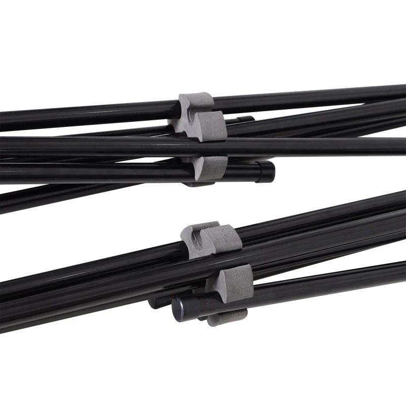 HOMCOM Conjunto de Rede de Badminton de Vôlei Portátil com Saco Altura Ajustável 94-158cm para Interior ou Exterior