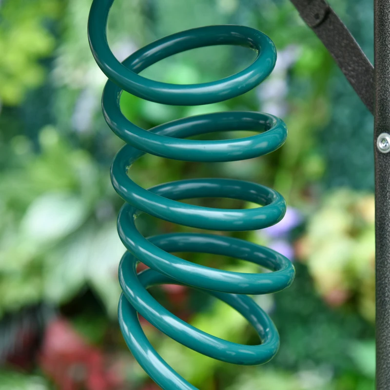 Outsunny Mesa de piquenique dobrável com torneira de pia e pistola de irrigação extensível  114,5x59x94,5 cm Branco