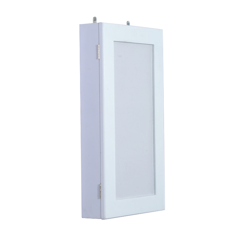 HOMCOM Joalheiro em madeira branca 31x56x8.5cm