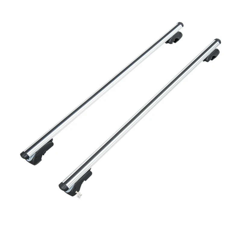 HomCom® Barras de tejadilho para automóvel com medida anti-roubo com comprimento até 120 cm