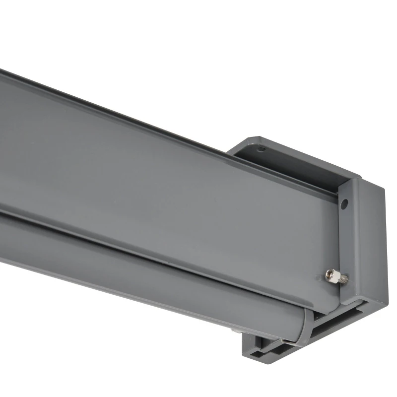 Outsunny Toldo Vertical de Parede com Alça para Sombra e Privacidade 160x250 cm Cinza