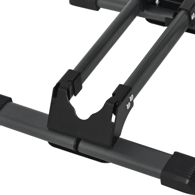HOMCOM Suporte de bicicleta dobrável com roda inferior a 5,5 cm Dobrável 39x35x45.5