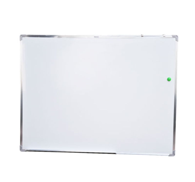 Quadro magnético branco com 10 ímãs, 1 borracha e 4 marcadores - branco - 110x80cm