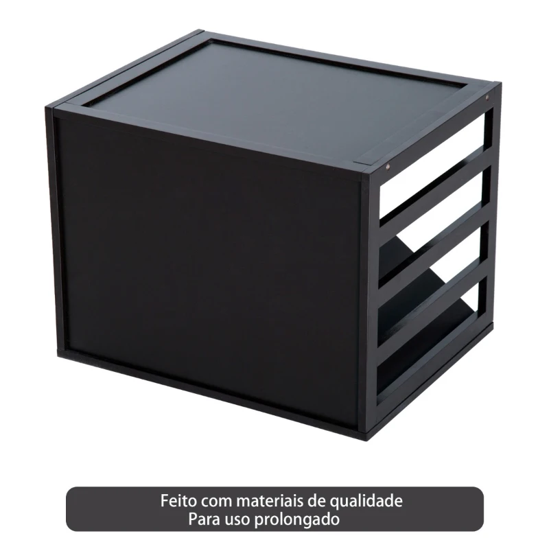 HomCom Garrafeira Madeira Estante de Vinho Forma X Creativo e Decorativo Empilhável para 16 Garrafas Castanho - 45x35x34.5cm