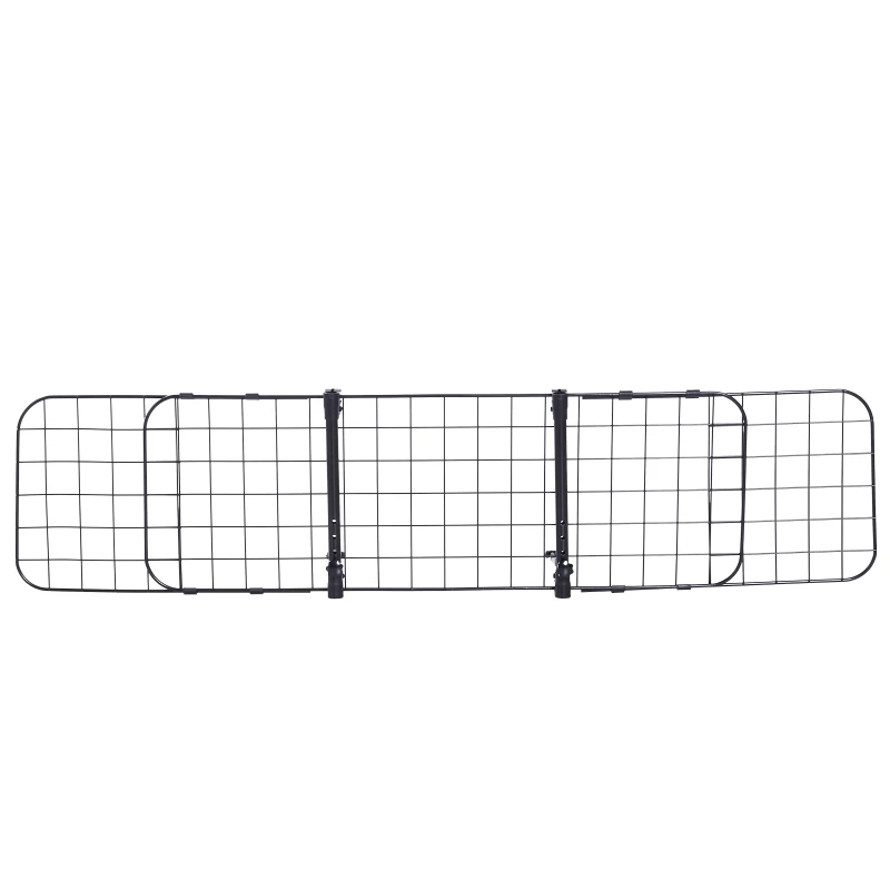 PawHut Grade de Segurança Barreira para Cão Extensível Universal 91-145x30 cm Aço
