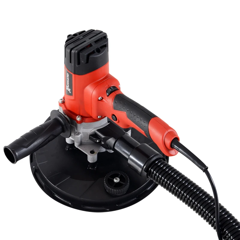 DURHAND® Lixadora de Parede Eléctrica Profissional com Saco para o Pó 6 Discos de Lixa