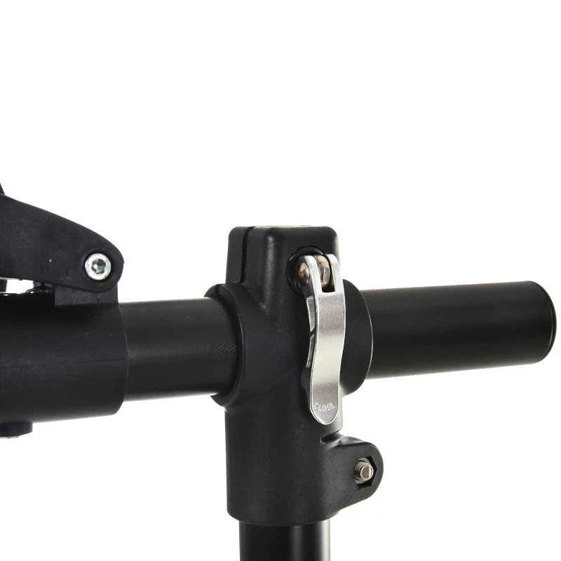 HOMCOM Suporte de Reparo de Bicicleta Dobrável e Estábulo Ajustável a 110-180 cm com 4 Pernas Preto