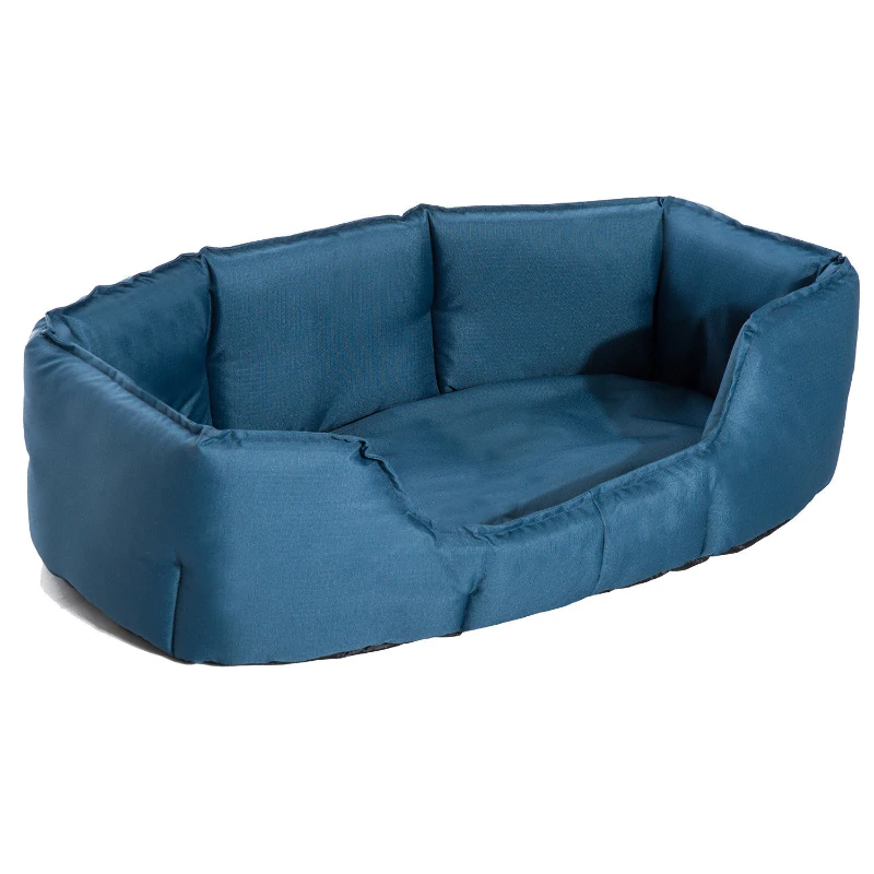 PawHut Cama para Cães e Gatos Impermeável e Lavável tipo Colchão de Tecido Oxford para animais de estimação - Cor Azul - 90 x 70 x 28 cm