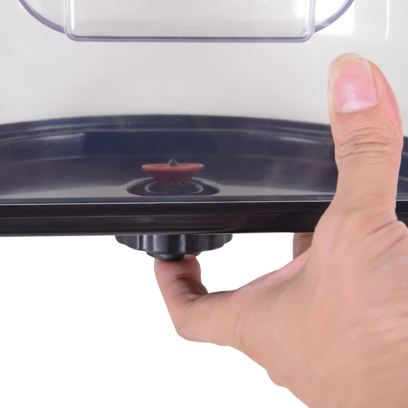 HOMCOM Ferro de Engomar a Vapor para Roupa 1800W Temperatura Ajustável em 11 Níveis Depósito de 2 L Aquecimento em 38s 35x25x47-118,5 cm Vermelho