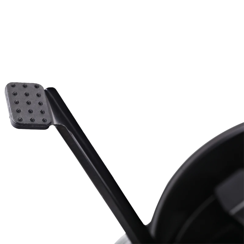 Outsunny Barbecue a Carvão Portátil Barbecue Pequena de Metal Esmaltado com 3 Pés Antiderrapantes Ø36,5x54cm Preto e Vermelho