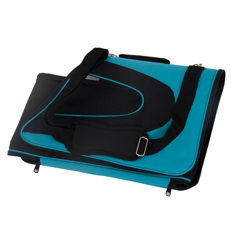 Transportadora Cão Gato de Estimação Saco de Viagem Alças e Alça ajustável