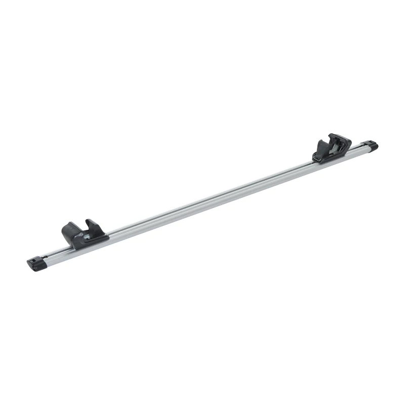 HomCom Barras de Carro Universal com Chave Alumínio Prata 135 cm