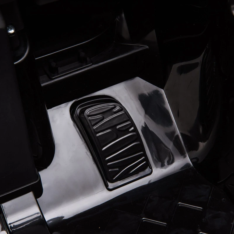 HOMCOM Carro Elétrico Mercedes AMG 12V para Crianças de 3-5 Anos com Controle Remoto Música Luzes Abertura da Porta 115x70x55cm Preto