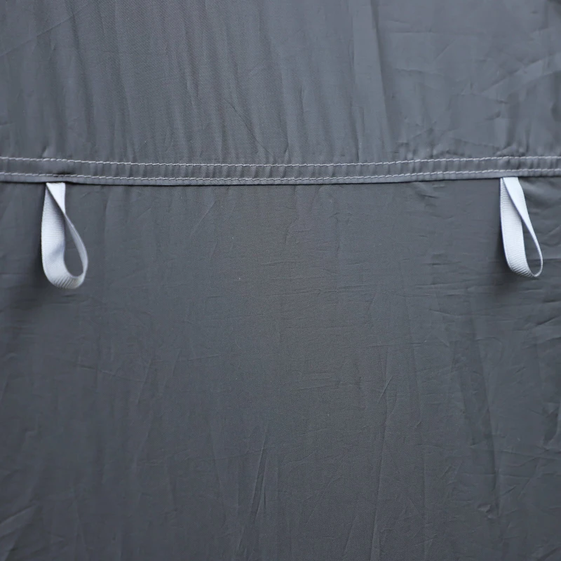 Outsunny Vestiário de praia dobrável Tenda para o chuveiro 120x120x190 cm Preto