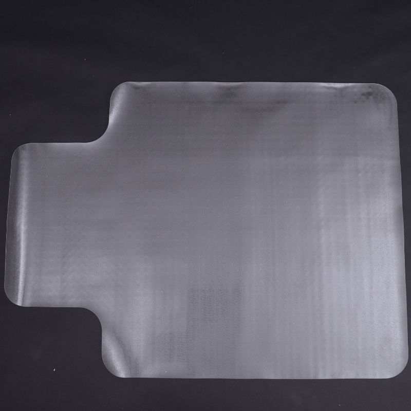 HOMCOM Tapete de proteção para cadeira de escritório PVC transparente 90x120cm Protetor de piso acarpetado