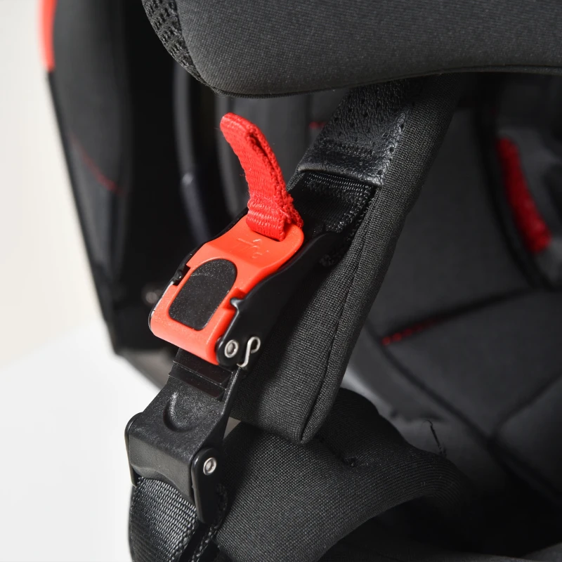 HOMCOM Capacete de Moto Integral Tamanho L-59/60cm com Dupla Viseira Cabeçote Anticolisão com Certificação Europeia Unisex Cor Preta