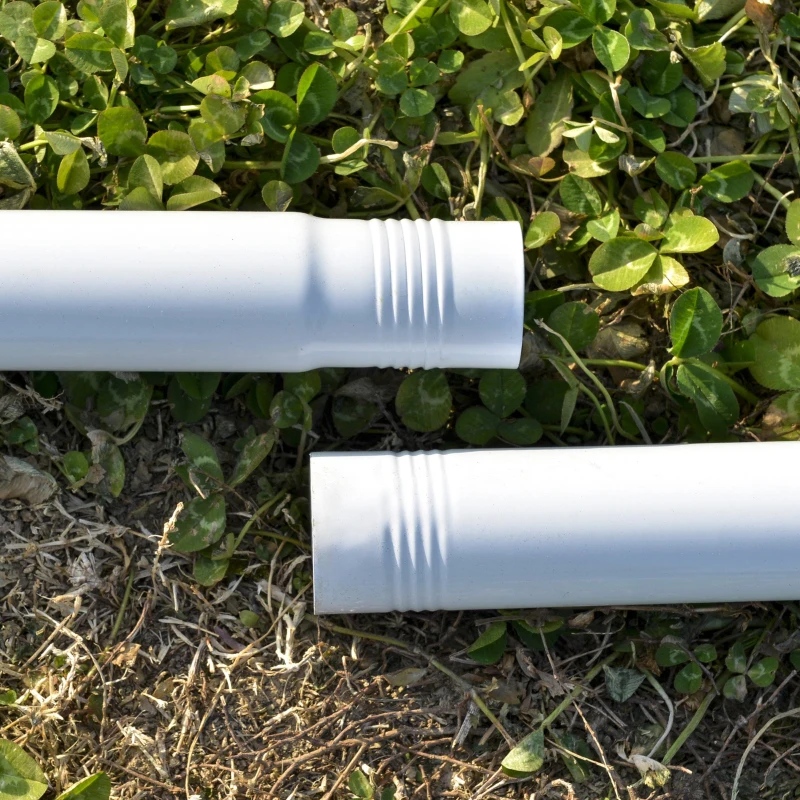 Outsunny Tenda para Festas 5,83x2,93 Tenda de Jardim com 2 Portas 4 Paredes Laterais Removíveis e 4 Janelas para Exterior Eventos Casamentos Branco