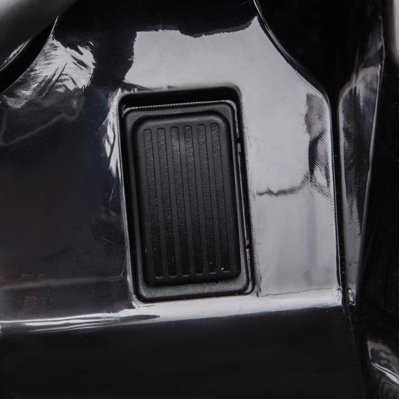 HOMCOM Carro de Polícia Elétrico para Crianças acima de 3 anos Mercedes EQC Bateria 12V com Controle Remoto Dupla Abertura 106x68x53 cm Preto