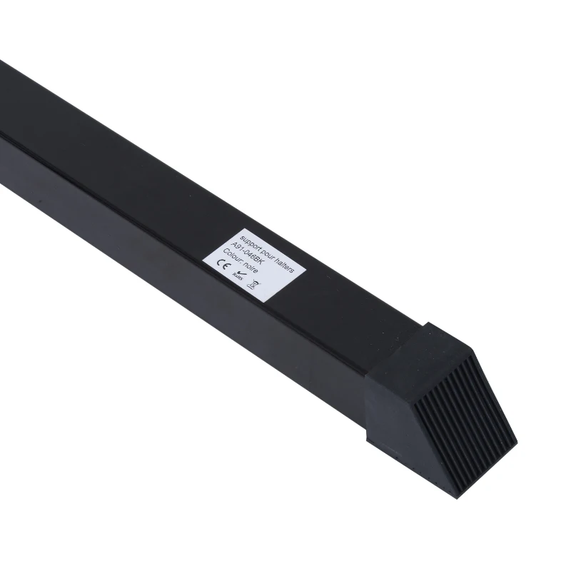 HOMCOOM Estação Dip de Musculação Suporte para Treinar Peito Abdominais e Costas Carga Máx. 120kg 100x65x135cm Preto