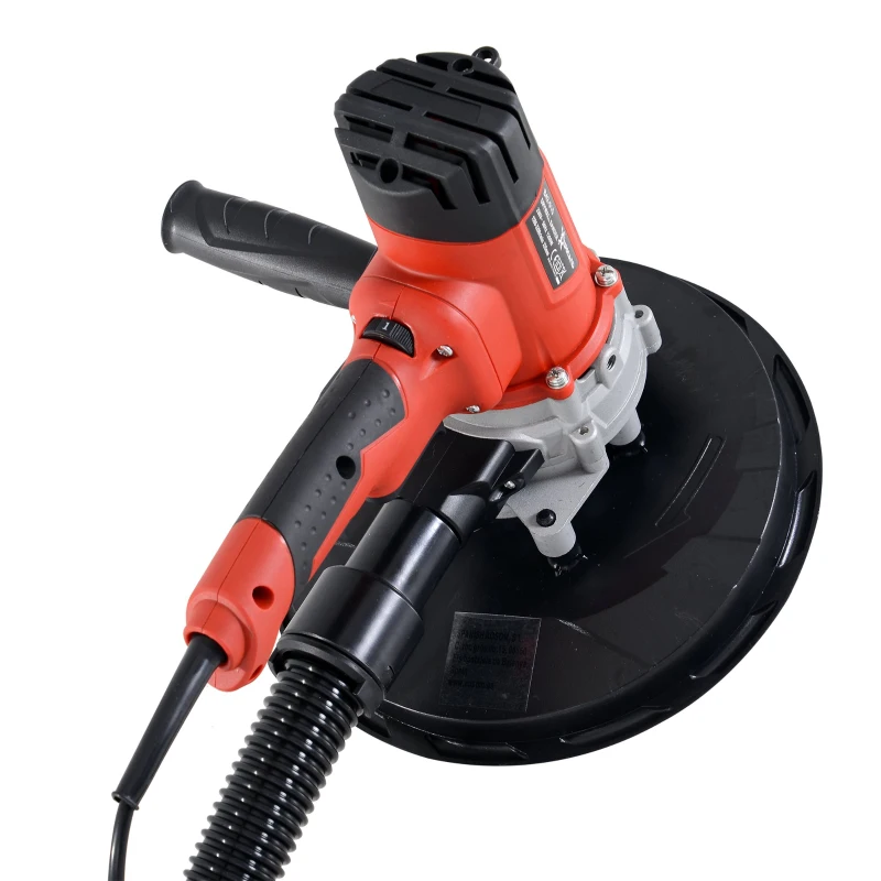 DURHAND® Lixadora de Parede Eléctrica Profissional com Saco para o Pó 6 Discos de Lixa